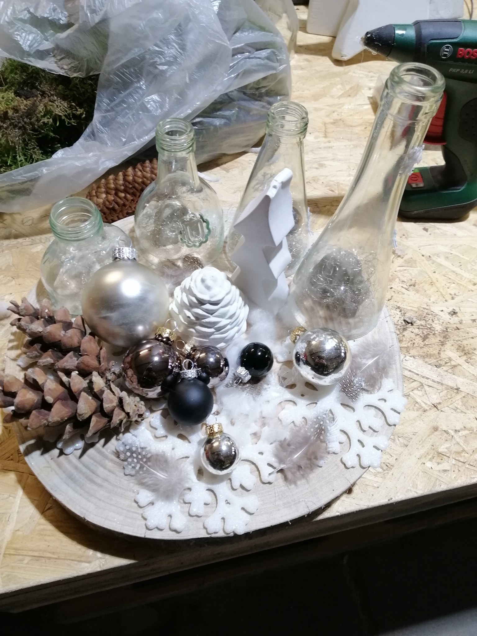 Adventskranz mal ganz anders - Upcyclingkurs in Chemnitz – Bild 2